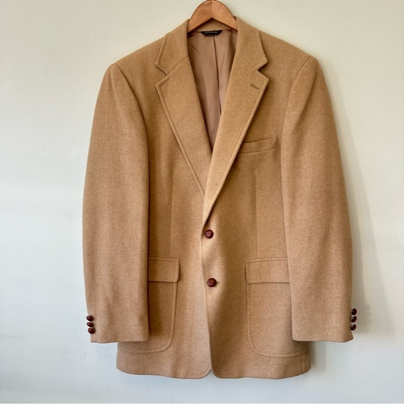 Vintage Botany 500 Camel Hair Tan Men's2 Button Blazer